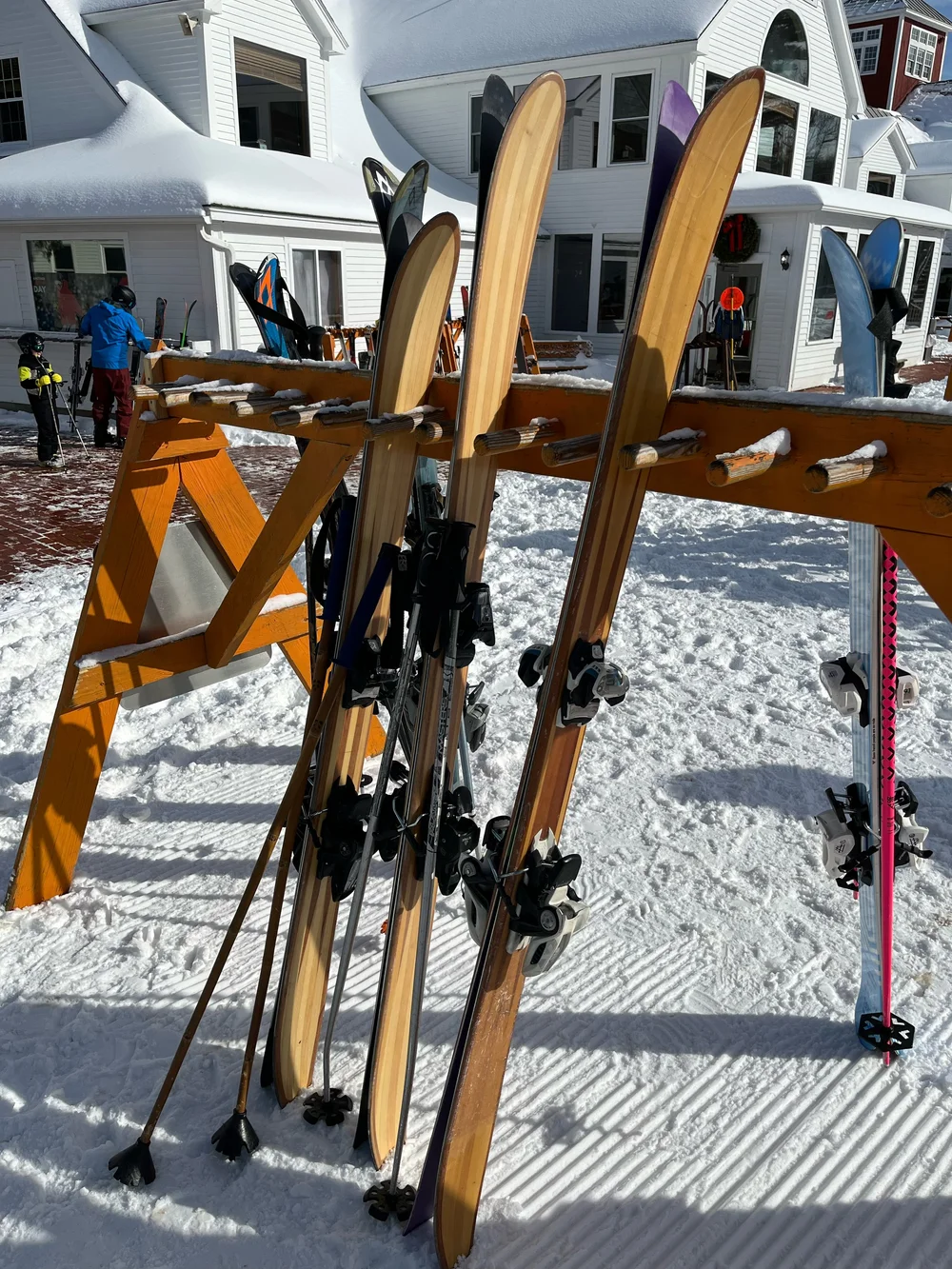 IDK Skis on the mountain